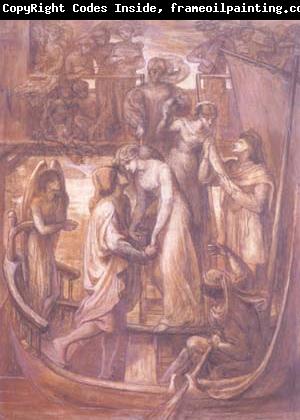 Dante Gabriel Rossetti The Boat of Love (mk28)